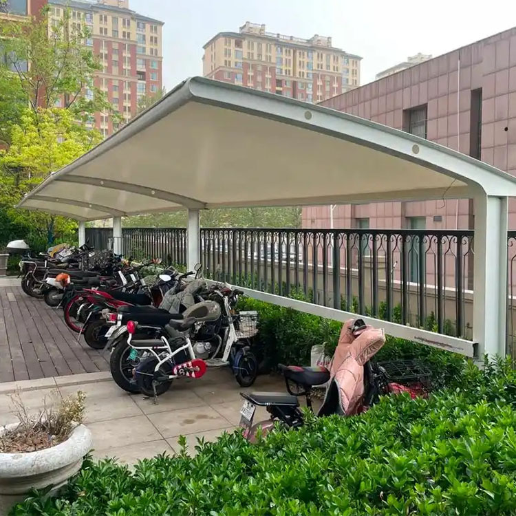 单县膜结构电动车棚